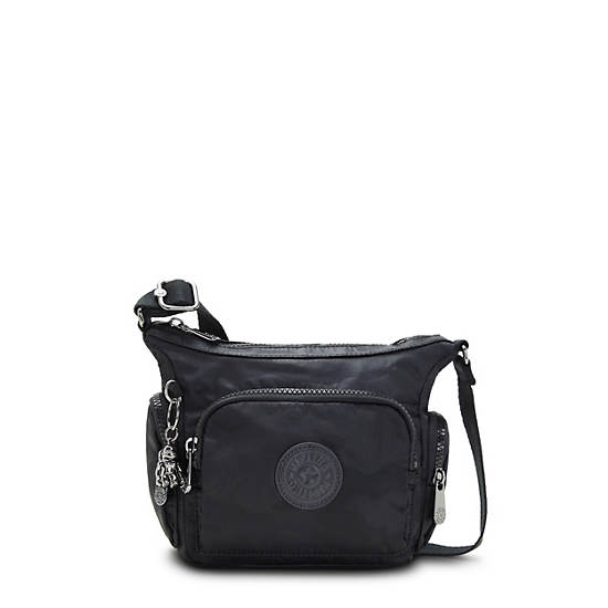 Kipling Gabbie Mini Crossbody Táska Fekete Camo | HU 1122ZU